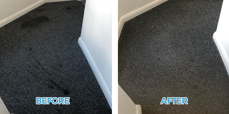 Carpet Cleaning - Befoe and after